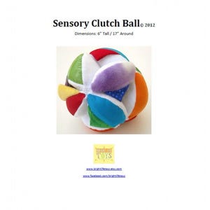 PATTERN Sensory Clutch Ball Sewing Pattern