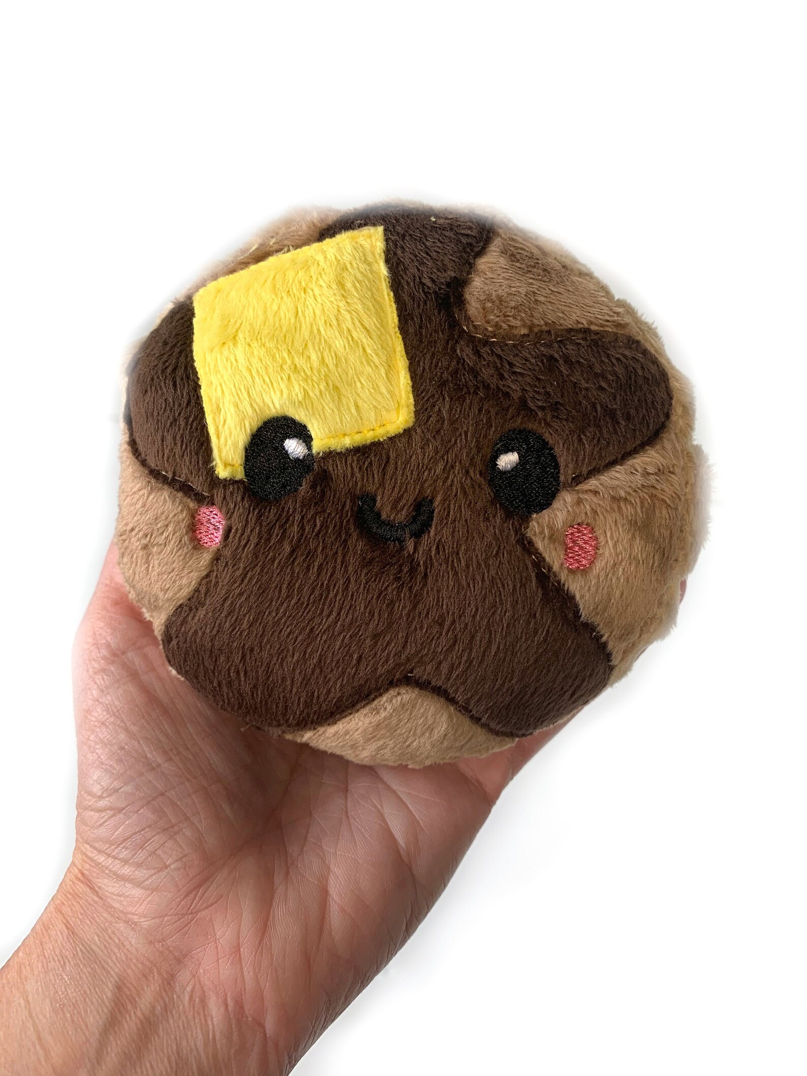 Pancake Stuffed Toy Plush Pancake Breakfast Stuffie Etsy