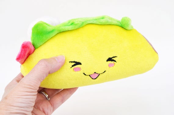 peluche de taco