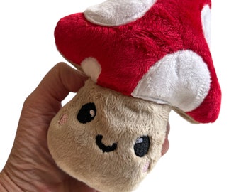 Mushroom Kawaii Plush Toy | Cute Stuffed Mushroom | Magic Mushrooms | Shrooms | Gifts under 20 | Stocking Stuffer | Fungus Fungi Stuffie