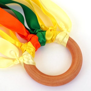 FOLODA Baby Hand Kite - Sensorisches Spielzeug Mit Bändern