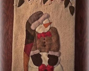 Bo - Pattern for Snowman Wall Hanging