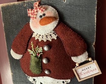 Greta Louise Snowgal - A stitch and glue digital pattern