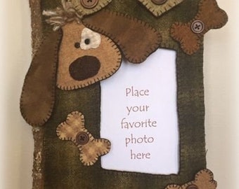 Biscuit Wall Hanging - Photo Holder, Pattern