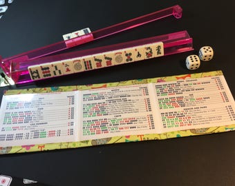Mahjong Card - Fabric Wraps - Select by ITEM LETTER and NUMBER. Lg = Large Card Wrap, Sm = Standard Size Card Wrap