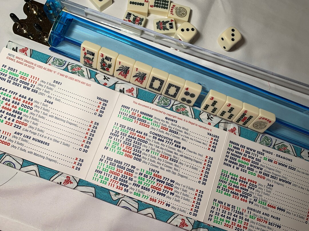 Mahjongg Card Covers Exciting New Prints Now Available Etsy