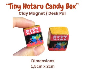 Tiny Hotaru Clay Magnet