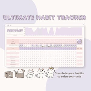 Gewoontetracker-spreadsheet Google Spreadsheets Mijn Pawfect-bladsjabloon Dagelijkse gewoonteplanner Doeltracker Wekelijkse gewoontedoelplanner