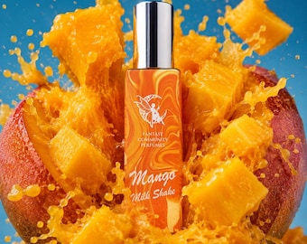 Mango Perfume, Sweet Tropical Gourmand Fragrance, Creamy Fruity Scent, Long Lasting Unisex Perfume