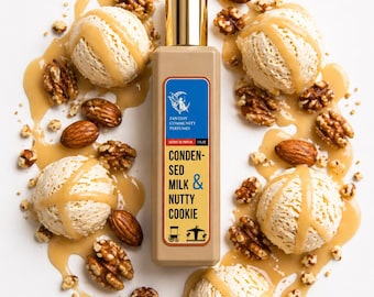 Condensed Milk Nutty Cookie Extrait de Parfum — Hazelnuts Sweet Coconut Caramel — Realistic Gourmand Scent — Unisex Niche Perfume 30ml
