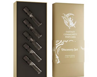 Niche Perfume Discovery Set: Unisex Fragrance Sampler, 5 x 2ml