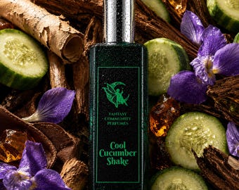 Cucumber Shake Perfume – Unisex Woody Amber Extrait (30ml)