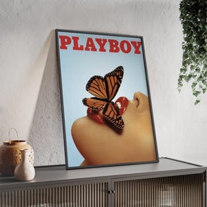 playboy wall art, playboy magazine, playboy print, vintage playboy, playboy home decor, printable playboy art