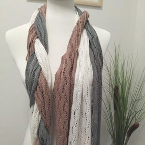 Handmade openwork scarf | Summer scarf
