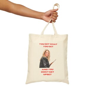 Ramona RHONY Cotton Canvas Tote Bag Christmas Present Housewives Gift Housewives Fun Clothing Bravo Fans Gifts