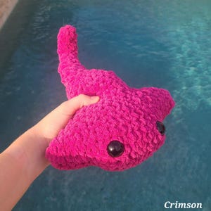 Gehäkelter Amigurumi Stingray Stofftier