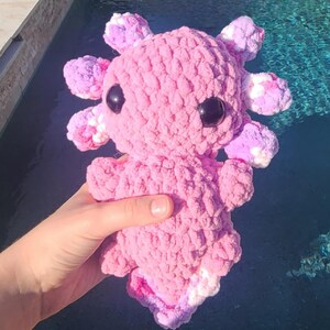 Gehäkeltes Amigurumi Axolotl Stofftier