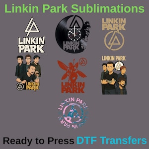 Linkin Park DTF Transfers, ready to press, Linkin Park Tour, Metal Band Gift Tour 2025 , Retro music fan, Linkin Park Fan gift, gift for her