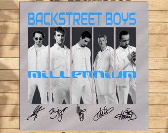 The BACKSTREET BOYS Group Band Signed Autograph 8x10 Photo Reprint