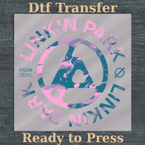Linkin Park From Zero Band DTF Transfer, Linkin Park World Tour Fan, Metal Band Gift Tour 2025 , Retro music, Linkin park sublimation