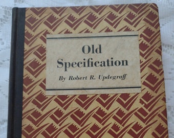 Old Specification by Robert R. Updegraff, 1929 Vintage Hardback Book, First Edition, Aladdin, Genie of the Lamp, Classic American Literature