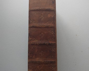 ON SALE Poetical Works of Sir Walter Scott, Bart, Complete In One Volume, 1883 edition, Leather Bound with Black and White Illustrations