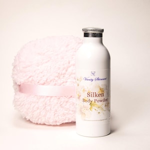 Luxurious Powder Puff and Silken Body Dusting Powder l Gift Item