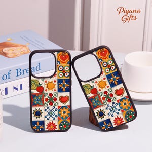 Colorful Tile Pattern Phone Case,Personalized iPhone Case,iPhone 15 Pro Case,Custom Gift,iPhone 16 Pro Max,iPhone 14 13 12 11 XR XS X 8 Case