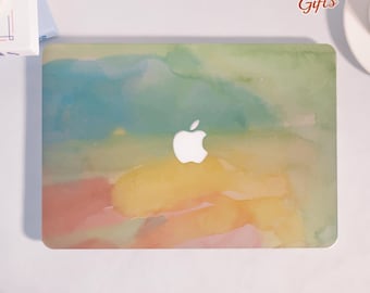Abstract Watercolor Art Hard Laptop Case for MacBook Air 11 Air 13/15 M2 M3,MacBook Pro 13/14/16 Inch,MacBook Air 13 A3240 Air 15 A3241 2025