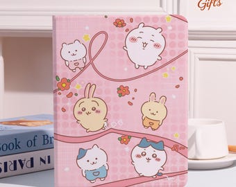 Chiikawa Playful Adventure iPad Case For iPad 9.7"10.2"10.9"11"12.9",iPad Air 6 3 4,iPad Pro 2022 2021 2024 iPad mini 7 6 5 iPad 9 10 11 A16