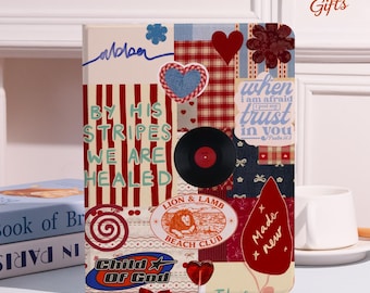 Vintage Music and Faith iPad Case For iPad Air 5/6/7th,iPad A16/11/10/9th,10.2"10.9"11"13 inch iPad,iPad Mini 7/6/5,iPad Pro 2024 2022 Cover