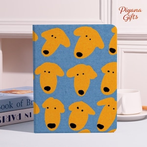 Cute Dog-Face Pattern iPad Case For iPad 9.7"10.2"10.9"11"12.9"iPad A16 11 10 9 8,iPad Pro 2021 2022 2024 iPad mini 6 5,iPad Air 6 5 4 Cover