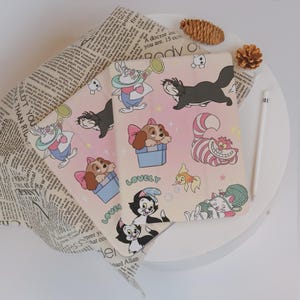 Classic Cartoon Pets iPad Case For iPad Air4/5/6/7 iPad12.9”11"10.9“10.5”10.2"iPad 11/10/9/8th,iPad Pro 2022/2021/2020 iPad Mini 6/5/4 Cover