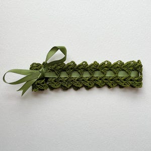 Victorian-style Lace Choker | Hand Crocheted Lace Choker With Ribbon