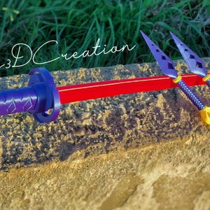 Extendable Katana and Kunai Bundle | Ninja-CyberPunk Inspiration | 3D Printed