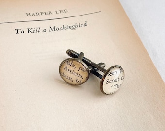 To Kill A Mockingbird Cufflinks, Book Jewellery