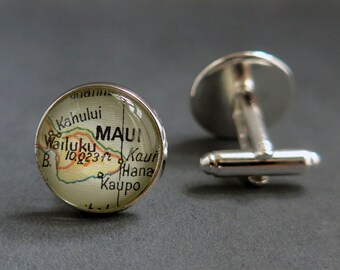 Paper Cufflinks, Cuff Links, Wedding Keepsake, Anniversary