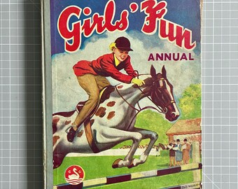1960s Hardback Book Cover, Fun, Kitsch, Bookbinding Supplies, Girls Stories