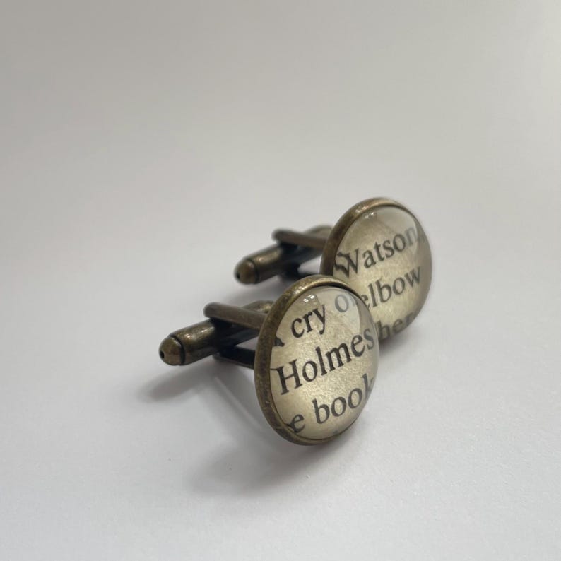 Sherlock Holmes Detective Book Cuff Links image 12