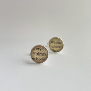 Sherlock Holmes Detective Book Cuff Links image 9