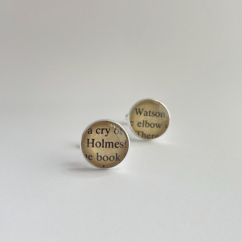 Sherlock Holmes Detective Book Cuff Links image 9