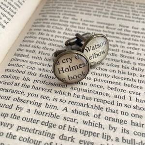 Sherlock Holmes Detective Book Cuff Links image 14