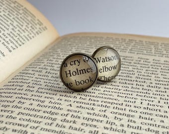 Sherlock Holmes Detective Book Cuff Links