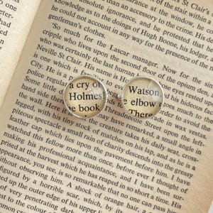 Sherlock Holmes Detective Book Cuff Links image 3