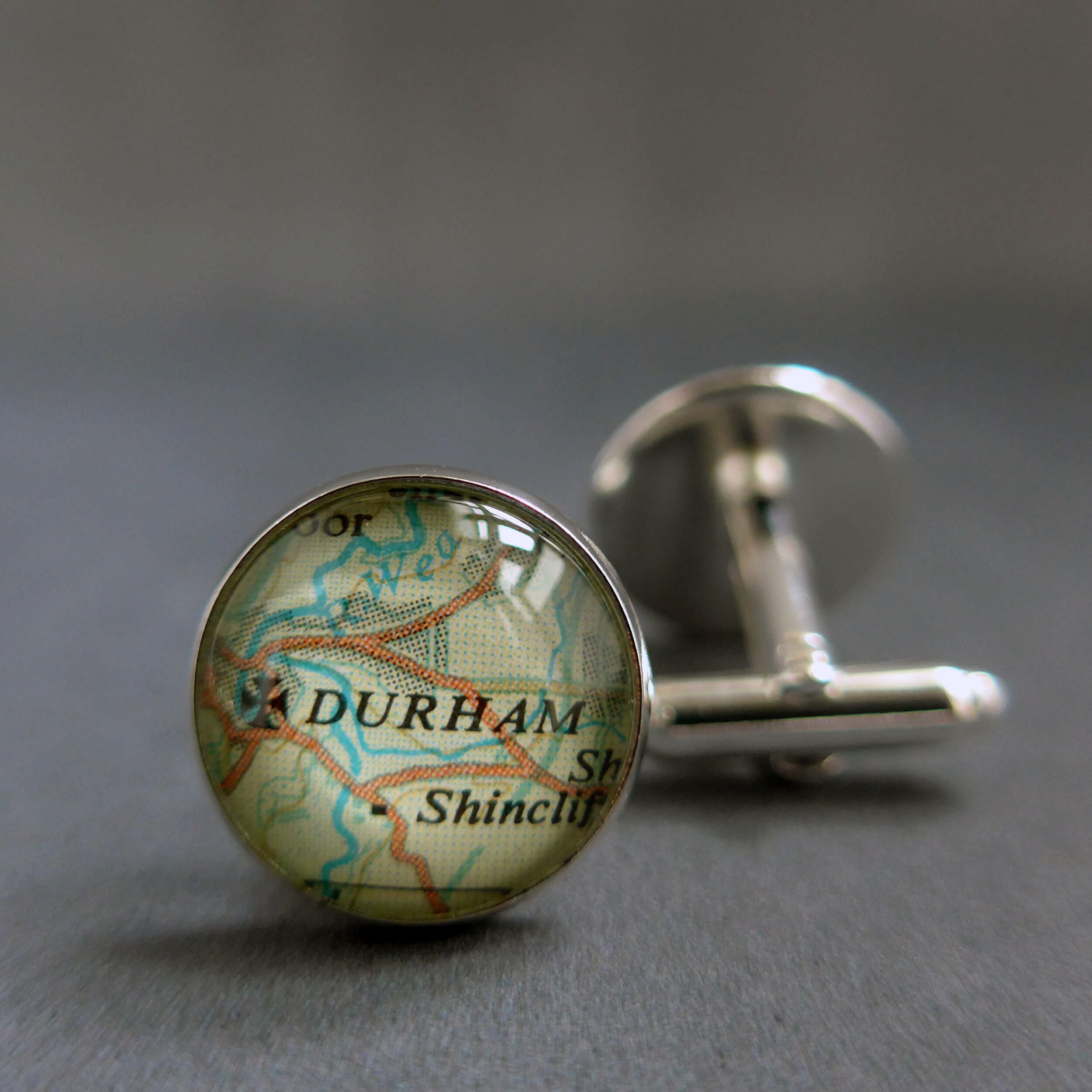 Personalized Silver Cuff Links for Her and Him