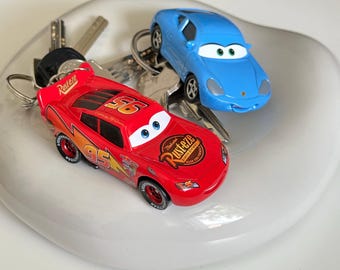 Disney Cars keychain / couple bagcharm / matching keyring / McQueen & Sally