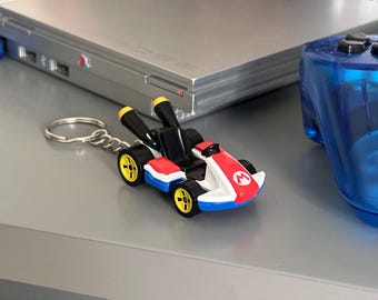 Mario Kart Standard Kart keychain [HotWheels Car bagcharm & keyring]