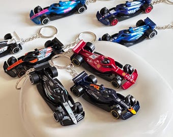 Formula F1 Hotwheels keychain, bagcharm & couples matching keycharm