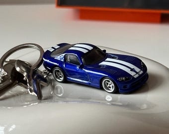 DODGE VIPER 96 SRT keychain [Custom HotWheels Car bagcharm & keyring]