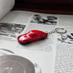 PORSCHE 911 Carrera keychain [Custom HotWheels Car bagcharm & keyring]